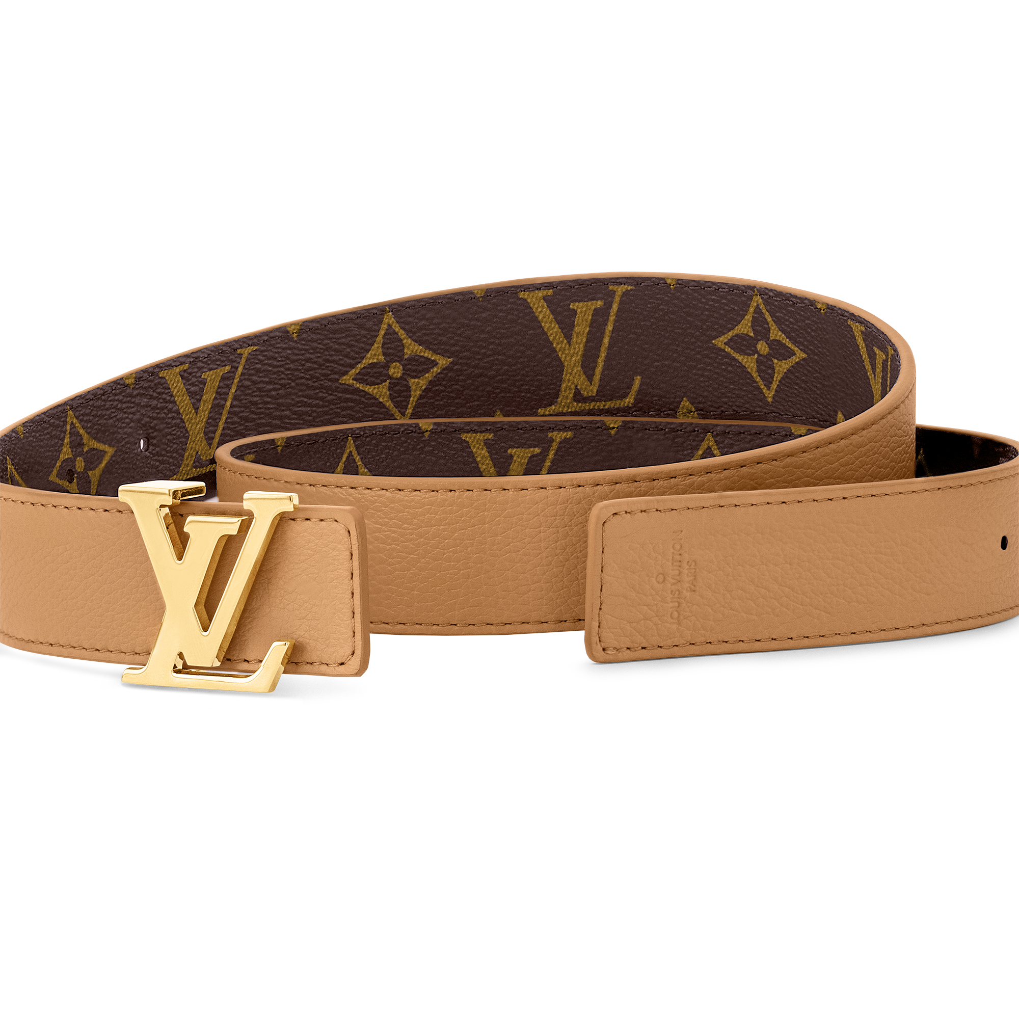 コ*中様 LOUIS VUITTON モノグラム ベルト ベルト・LV イニシャル 30MM リバーシブル モノグラム｜ルイ・ヴィトン